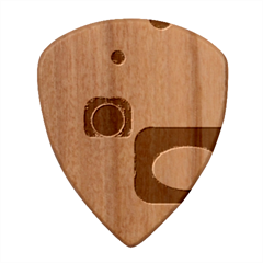 Geometric Design 08 Wood Guitar Pick (set Of 10) by myclothy