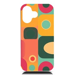 Geometric Design 08 Iphone 16 Black Uv Print Pc Hardshell Case by myclothy