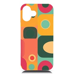 Geometric Design 08 Iphone 16 Plus Black Uv Print Pc Hardshell Case by myclothy