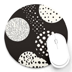 Geometric Design 09 Round Mousepad