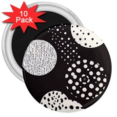 Geometric Design 09 3  Magnets (10 Pack) 