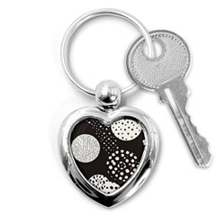 Geometric Design 09 Key Chain (heart)