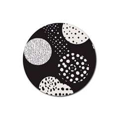 Geometric Design 09 Rubber Coaster (round)