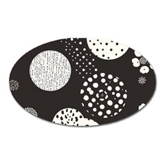 Geometric Design 09 Oval Magnet