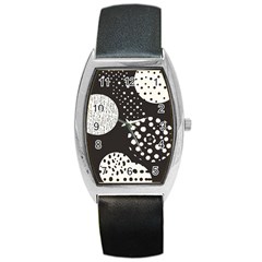 Geometric Design 09 Barrel Style Metal Watch