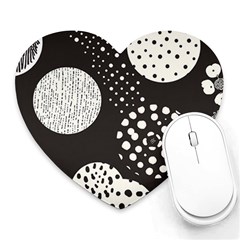 Geometric Design 09 Heart Mousepad