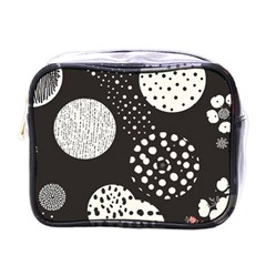 Geometric Design 09 Mini Toiletries Bag (one Side)