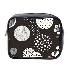 Geometric Design 09 Mini Toiletries Bag (two Sides)