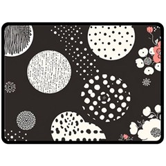 Geometric Design 09 Fleece Blanket (large)