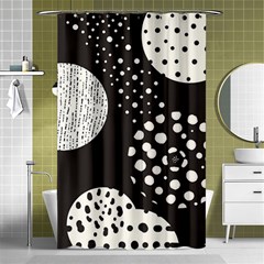 Geometric Design 09 Shower Curtain 48  X 72  (small) 