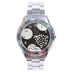 Geometric Design 09 Stainless Steel Analogue Watch