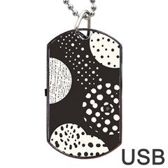 Geometric Design 09 Dog Tag Usb Flash (two Sides)