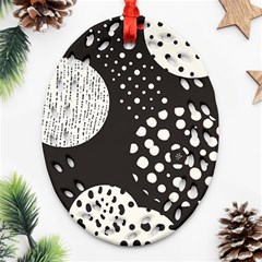 Geometric Design 09 Ornament (oval Filigree) by myclothy