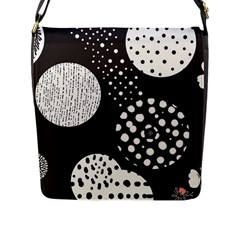 Geometric Design 09 Flap Closure Messenger Bag (l) by myclothy