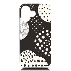 Geometric Design 09 Iphone 16 Black Uv Print Pc Hardshell Case by myclothy