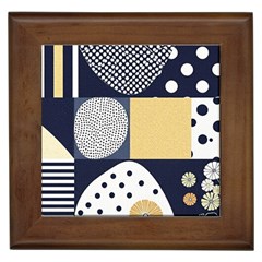 Geometric Design 10 Framed Tile