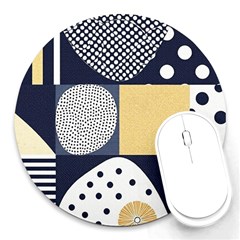 Geometric Design 10 Round Mousepad by myclothy