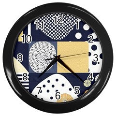 Geometric Design 10 Wall Clock (black)