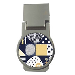 Geometric Design 10 Money Clips (round) 