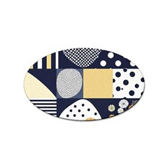 Geometric Design 10 Sticker (oval)