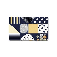 Geometric Design 10 Magnet (name Card)