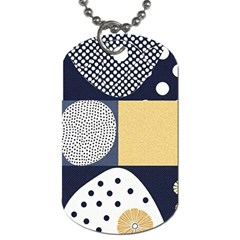 Geometric Design 10 Dog Tag (two Sides) by myclothy