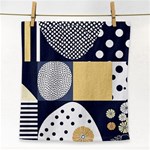 Geometric Design 10 Face Towel Front