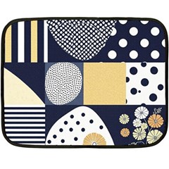 Geometric Design 10 Two Sides Fleece Blanket (mini)