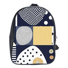 Geometric Design 10 School Bag (large)