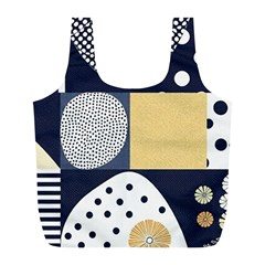 Geometric Design 10 Full Print Recycle Bag (l)