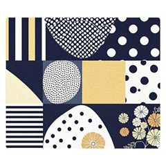 Geometric Design 10 Two Sides Premium Plush Fleece Blanket (kids Size)