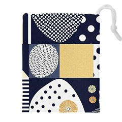 Geometric Design 10 Drawstring Pouch (4xl)