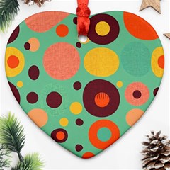 Geometric Design 11 Ornament (heart) by myclothy