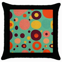 Geometric Design 11 Throw Pillow Case (black)