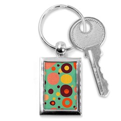 Geometric Design 11 Key Chain (rectangle)