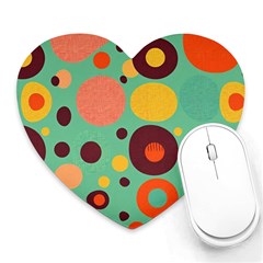 Geometric Design 11 Heart Mousepad