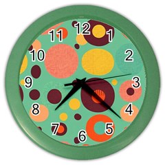 Geometric Design 11 Color Wall Clock