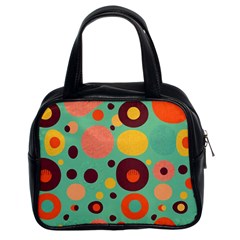 Geometric Design 11 Classic Handbag (two Sides)