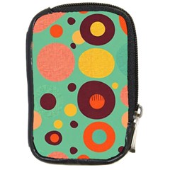 Geometric Design 11 Compact Camera Leather Case