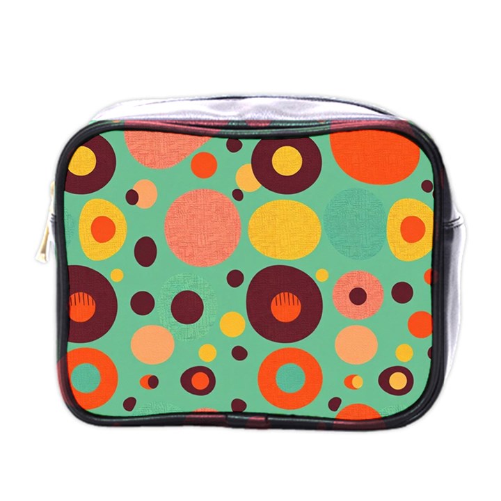 Geometric Design 11 Mini Toiletries Bag (One Side)