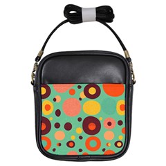 Geometric Design 11 Girls Sling Bag