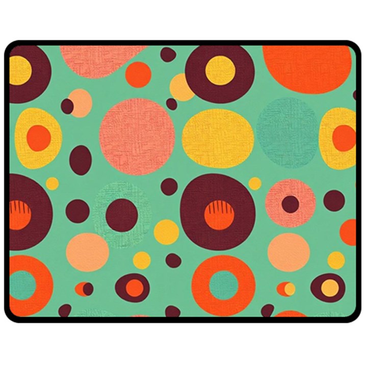 Geometric Design 11 Fleece Blanket (Medium)