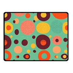 Geometric Design 11 Fleece Blanket (small)