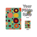 Geometric Design 11 Playing Cards 54 Designs (Mini) Front - Spade3