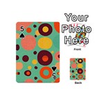 Geometric Design 11 Playing Cards 54 Designs (Mini) Front - Spade5