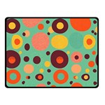 Geometric Design 11 Two Sides Fleece Blanket (Small) 45 x34  Blanket Back