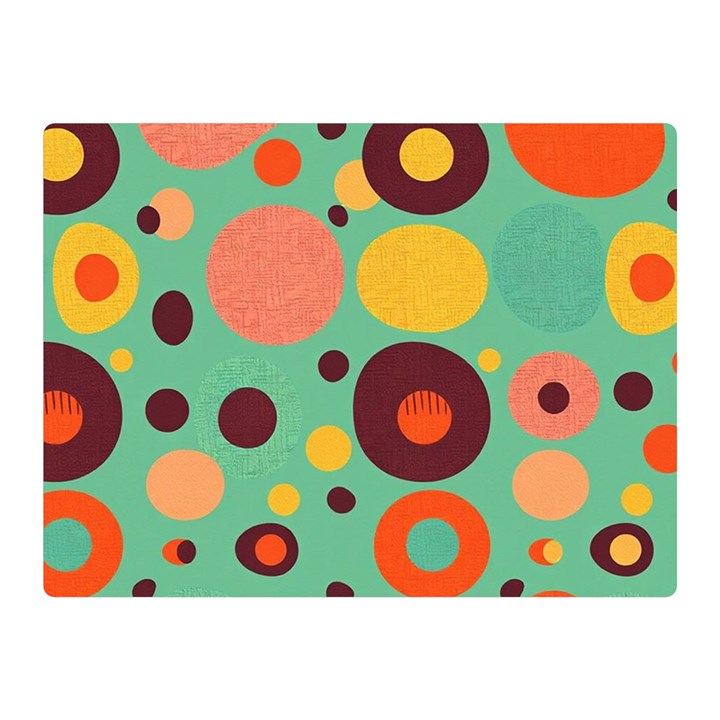 Geometric Design 11 Two Sides Premium Plush Fleece Blanket (Mini)