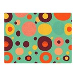 Geometric Design 11 Two Sides Premium Plush Fleece Blanket (Mini) 35 x27  Blanket Back