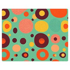 Geometric Design 11 Two Sides Premium Plush Fleece Blanket (teen Size)