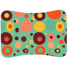 Geometric Design 11 Velour Seat Head Rest Cushion